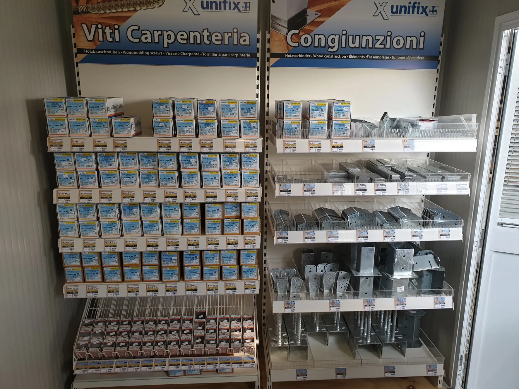 Viteria e sistemi di fissaggio